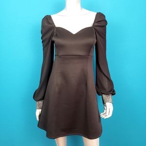 🆕️ 🎬 ASOS Mini Dress w/ Embellished Cuffs // (NWT)